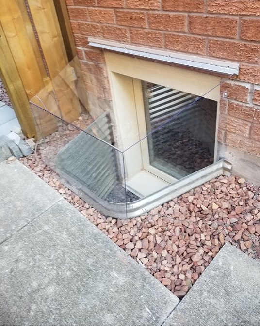 Custom Atrium dome style basement window well cover